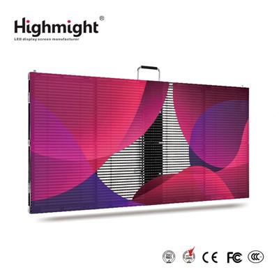 Vonkajší priehľadný LED displej